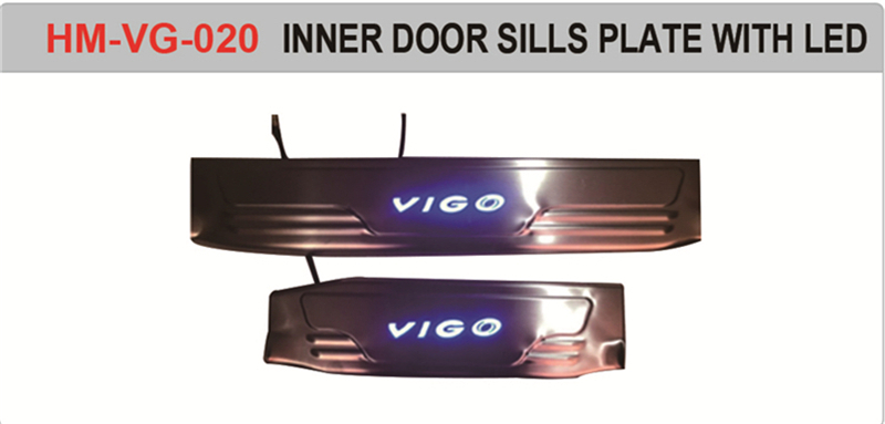 INNER DOOR SILLS PLATE WITH LED