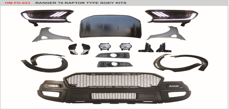 RANGER T6 RAPTOR TYPE BODY KITS